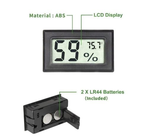 Thermometer & Hygrometer (2-in-1) White - Image 4