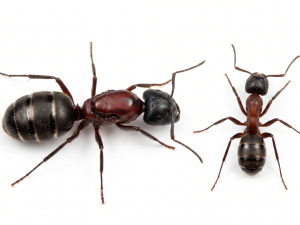 Camponotus novaeboracensis (queen, 0-3 workers, eggs)
