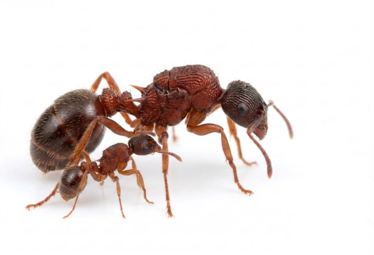 Myrmica incompleta (14 queens, 50+ workers, eggs)