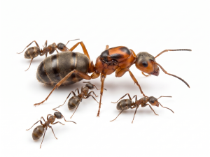 Formica neorufibarbis (queen, 0-5 workers, eggs)