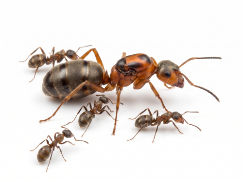 Formica neorufibarbis (queen, 0-5 workers, eggs)