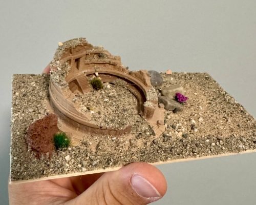 Ruined Amphitheatre decoration suitable for 3XL
