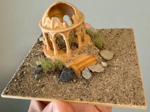 2XL | Ruined temple decoration suitable for 2XL