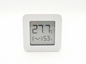 Thermometer and Hygrometer (2-in-1) White (rectangle)