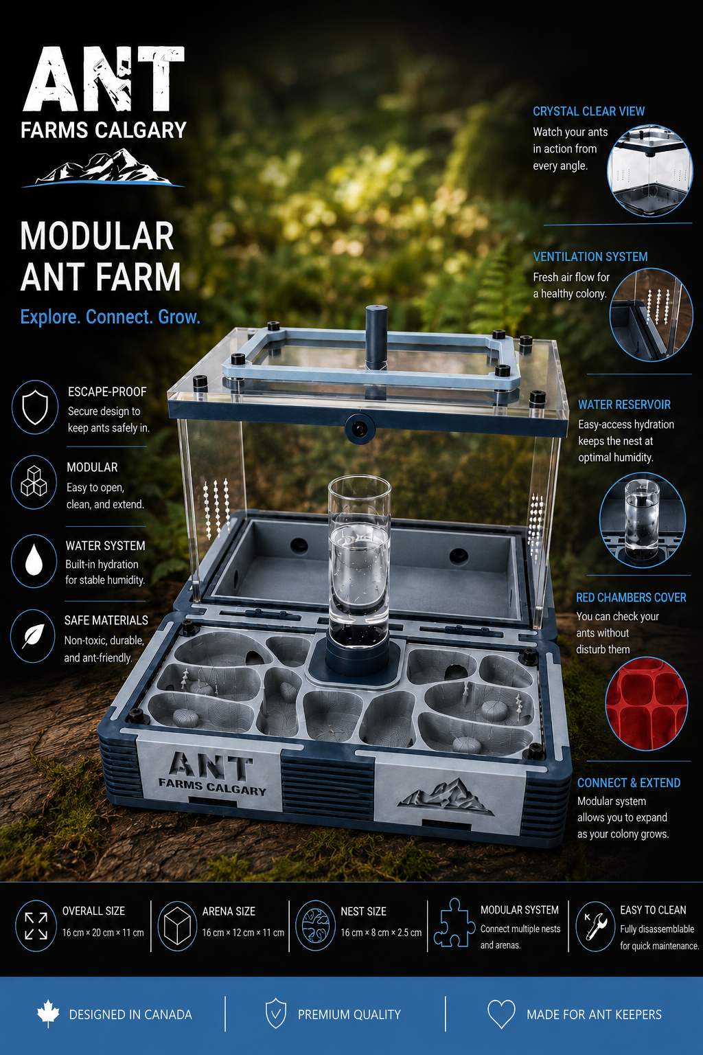 Modular Ant Farm Arctic Large kit - Image 13